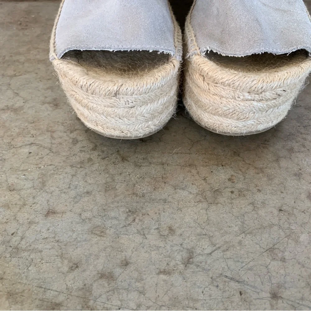 Soludos gray leather